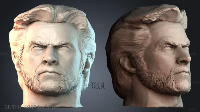 BUSTH_5959 stl model for CNC