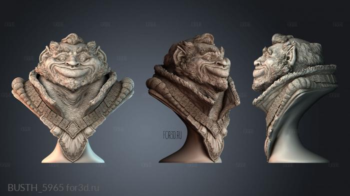 BUSTH_5965 stl model for CNC