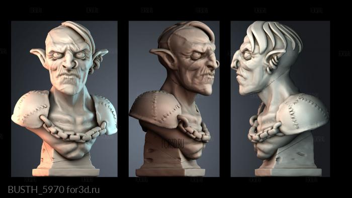 BUSTH_5970 stl model for CNC