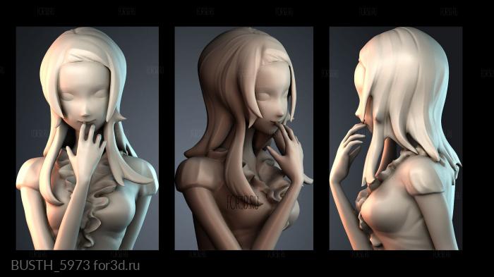 BUSTH_5973 stl model for CNC