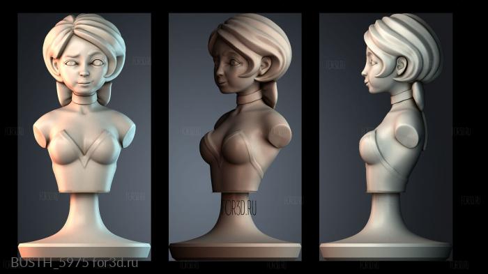 BUSTH_5975 stl model for CNC