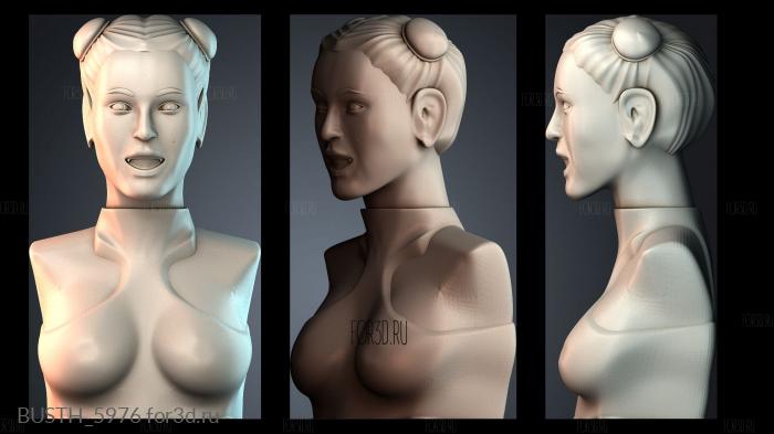 BUSTH_5976 stl model for CNC