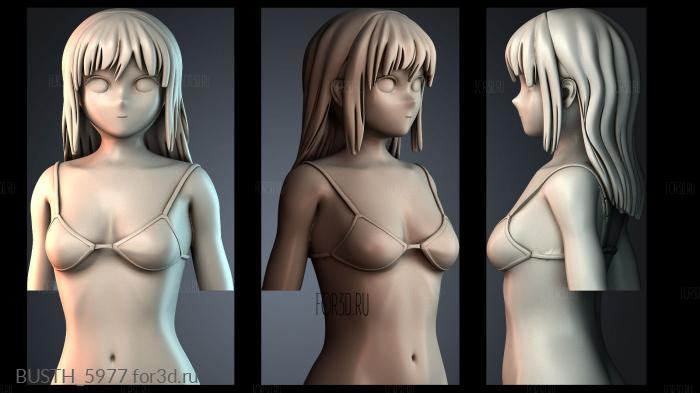 BUSTH_5977 stl model for CNC