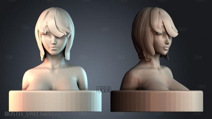 BUSTH_5981 stl model for CNC