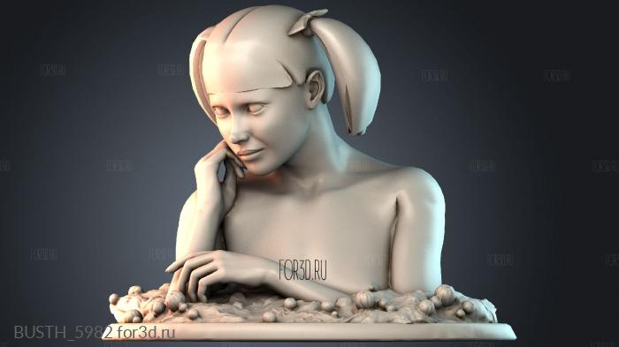 BUSTH_5982 stl model for CNC