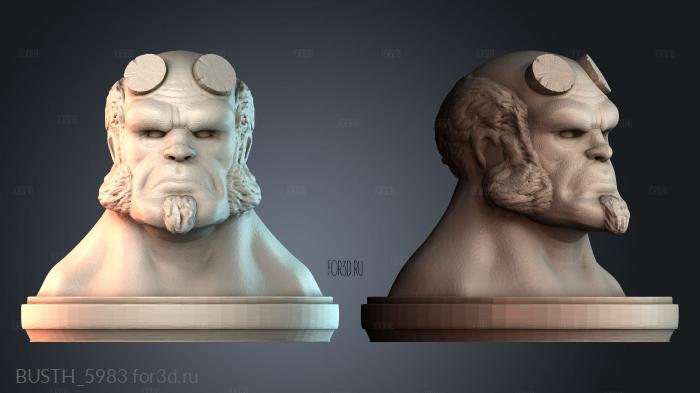 BUSTH_5983 stl model for CNC