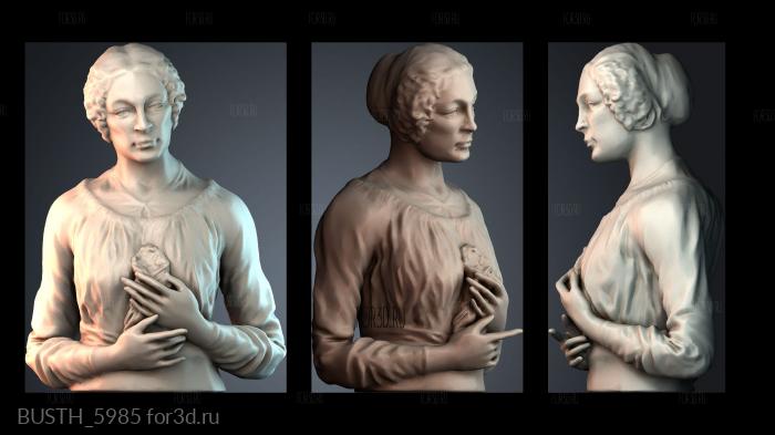 BUSTH_5985 stl model for CNC