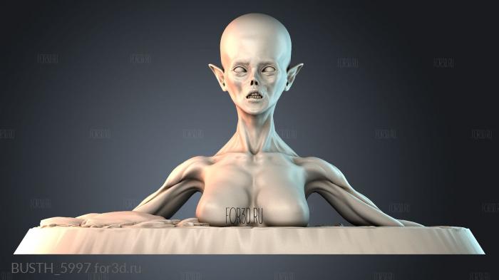 BUSTH_5997 stl model for CNC