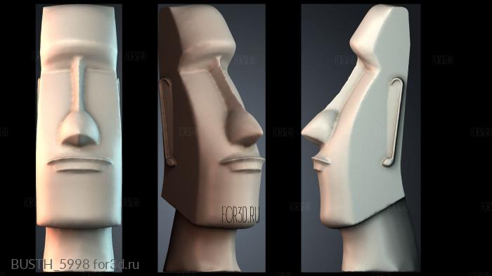 BUSTH_5998 stl model for CNC