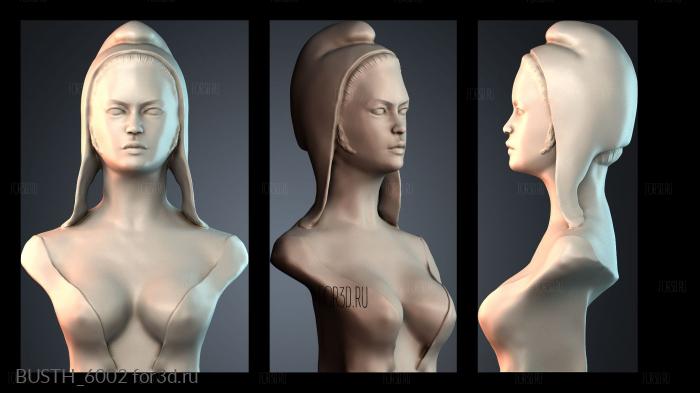 BUSTH_6002 stl model for CNC