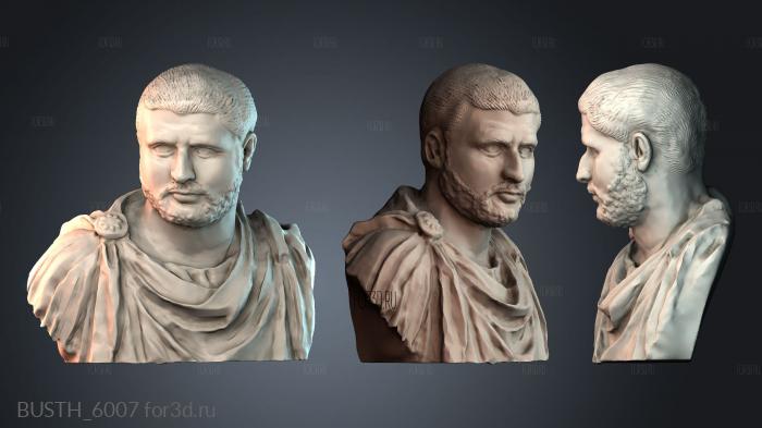 BUSTH_6007 stl model for CNC