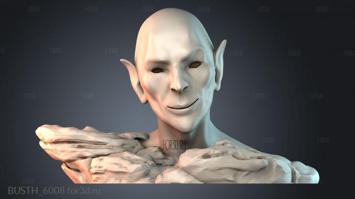 BUSTH_6008 stl model for CNC