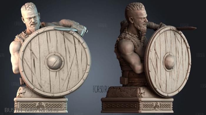 BUSTH_6009 stl model for CNC