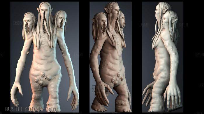 BUSTH_6010 stl model for CNC