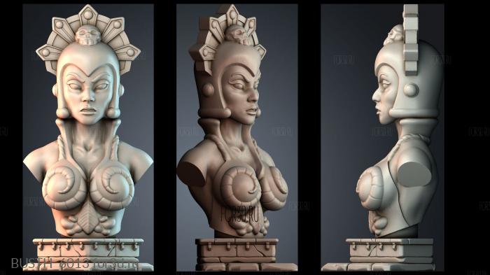 BUSTH_6013 stl model for CNC