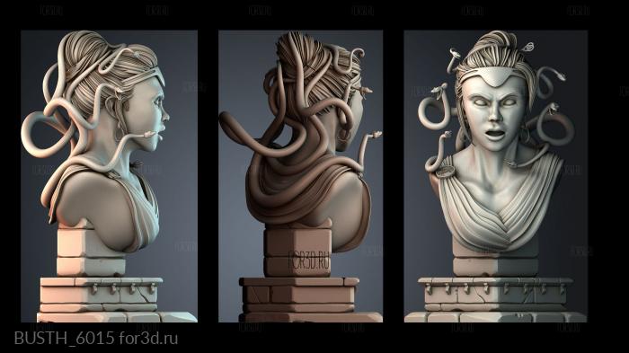 BUSTH_6015 stl model for CNC