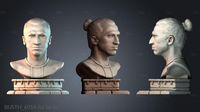 BUSTH_6016 stl model for CNC