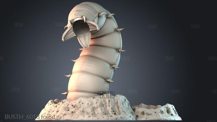 BUSTH_6018 stl model for CNC