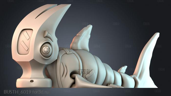 BUSTH_6019 stl model for CNC