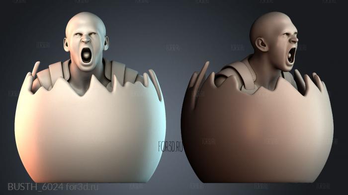 BUSTH_6024 stl model for CNC