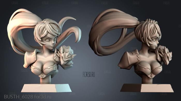 BUSTH_6028 stl model for CNC