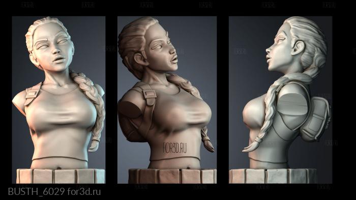 BUSTH_6029 stl model for CNC