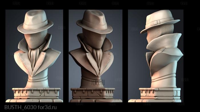 BUSTH_6030 stl model for CNC