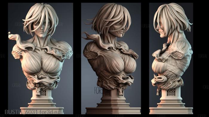 BUSTH_6031 stl model for CNC