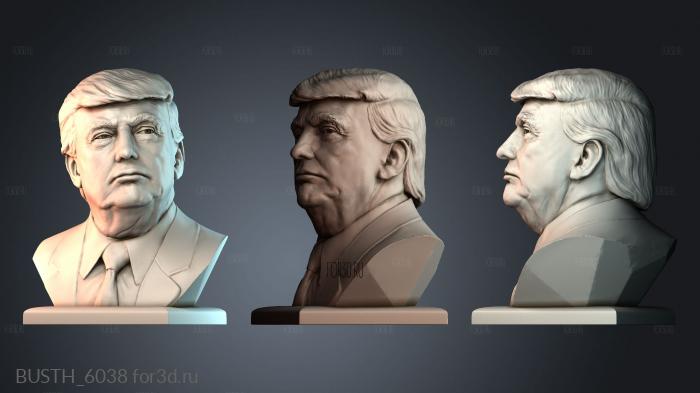 BUSTH_6038 stl model for CNC