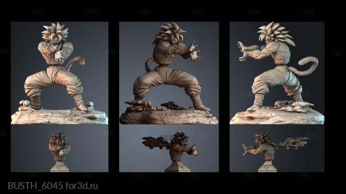 BUSTH_6045 stl model for CNC