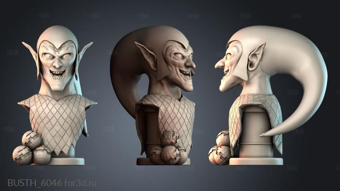 BUSTH_6046 stl model for CNC