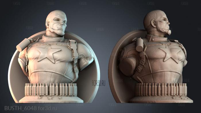 BUSTH_6048 stl model for CNC