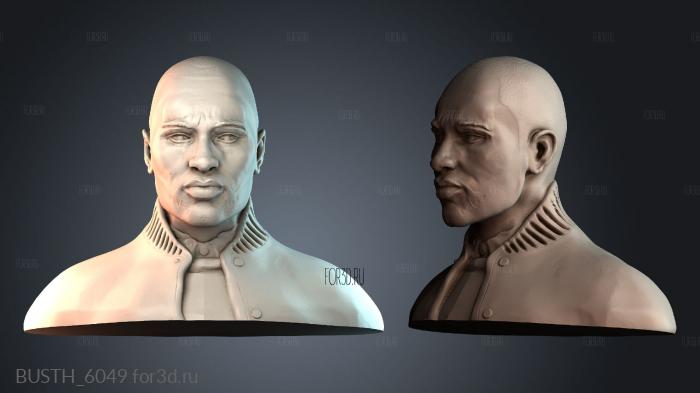 BUSTH_6049 stl model for CNC