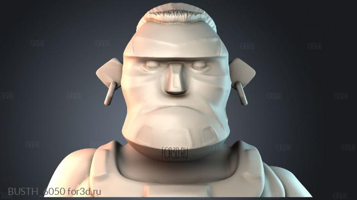 BUSTH_6050 stl model for CNC