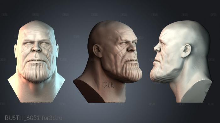 BUSTH_6051 stl model for CNC