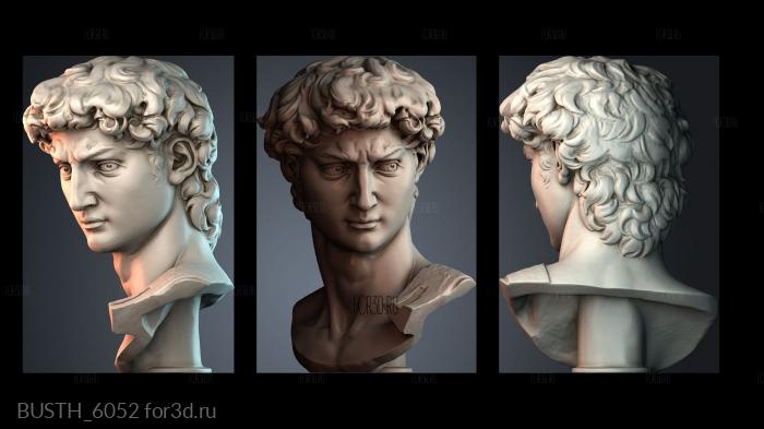 BUSTH_6052 stl model for CNC