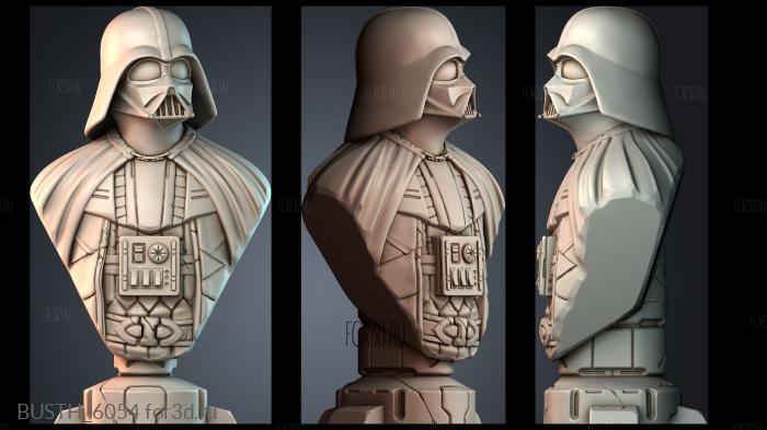 BUSTH_6054 stl model for CNC