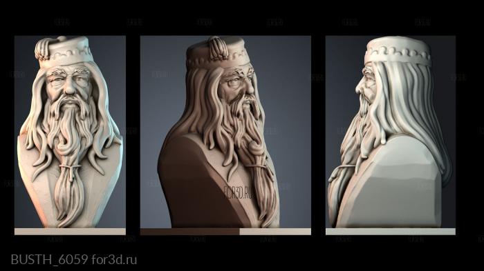 BUSTH_6059 stl model for CNC