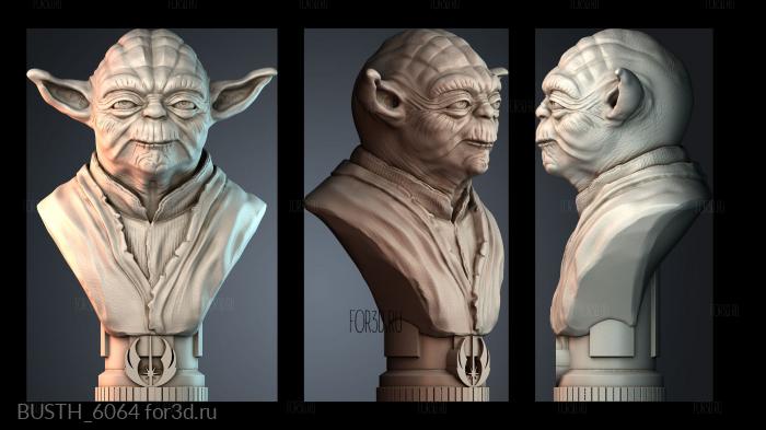 BUSTH_6064 stl model for CNC