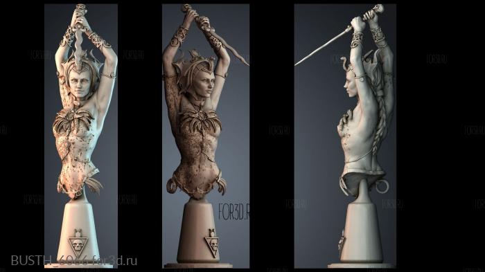 BUSTH_6066 stl model for CNC