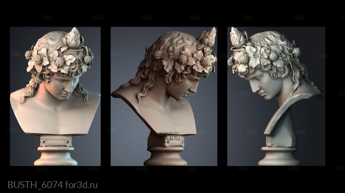 BUSTH_6074 stl model for CNC