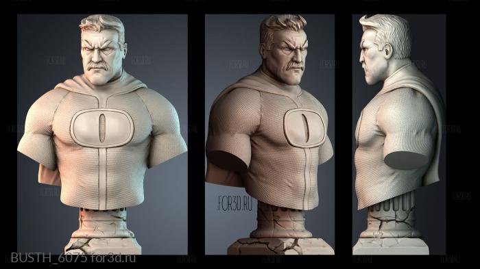 BUSTH_6075 stl model for CNC