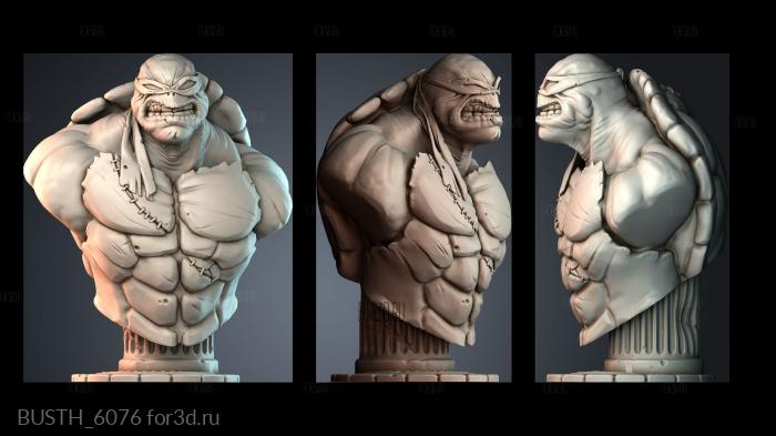 BUSTH_6076 stl model for CNC