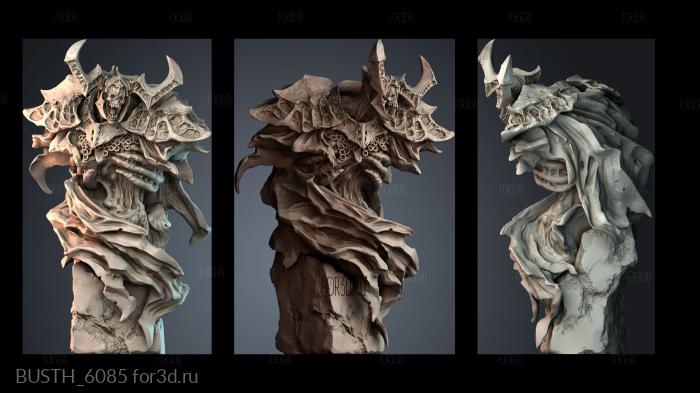 BUSTH_6085 stl model for CNC