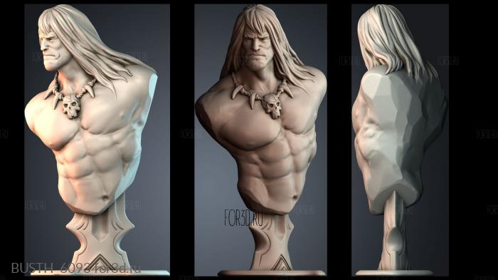 BUSTH_6093 stl model for CNC