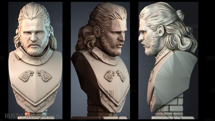 BUSTH_6100 stl model for CNC