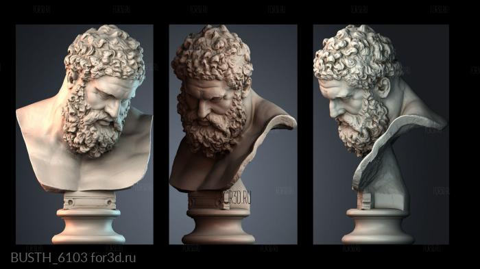 BUSTH_6103 stl model for CNC