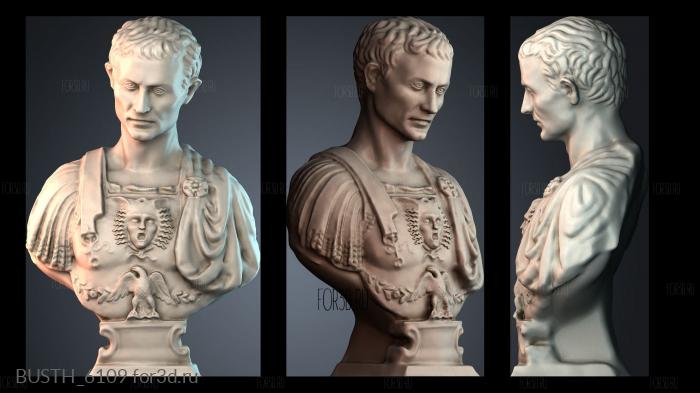 BUSTH_6109 stl model for CNC