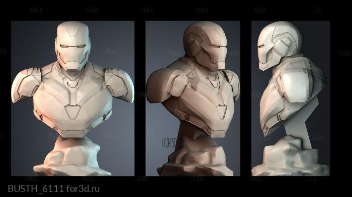 BUSTH_6111 stl model for CNC