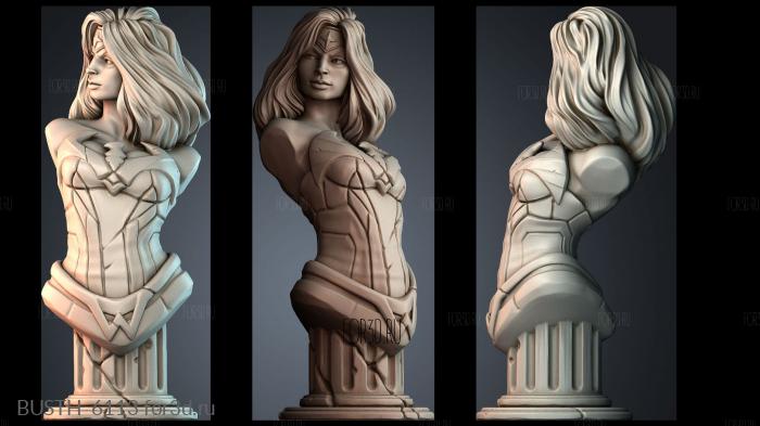 BUSTH_6113 stl model for CNC